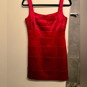 Dressbarn worn once. Back zip. Beautiful dress for work party. Ruby Red